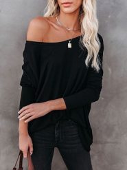 LA Angels Bluzka w kolorze czarnym rozmiar: XL. Czarne bluzki damskie LA Angels, xl, bez wzorów, bez kołnierzyka, bez ramiączek. Za 104.89 zł.