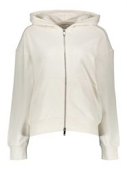 Calvin Klein Bluza w kolorze kremowym rozmiar: L. Brązowe bluzy damskie Calvin Klein, l, bez wzorów, z bawełny, bez kaptura. Za 260.99 zł.