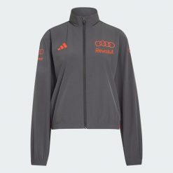 Bluza Dresowa Audi Revolut F1 Team Mechanics. Czarne bluzy damskie Adidas, l, bez wzorów, z dresówki, bez kaptura. Za 479.00 zł.