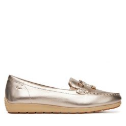 Mokasyny Tamaris. Żółte mokasyny damskie Tamaris, bez obcasa. Za 219.99 zł.