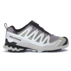 Buty trekkingowe damskie Salomon Xa Pro 3d V9 Gtx W. Brązowe obuwie trekkingowe damskie Salomon, z materiału, bez zapięcia. Za 731.85 zł.
