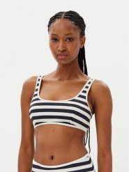 Tommy Hilfiger Góra od bikini UW0UW05807 Granatowy. Niebieskie bikini Tommy Hilfiger, bez wzorów, z syntetyku. Za 129.99 zł.