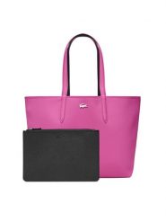 Lacoste Torebka NF2142AA Czarny. Czarne torebki klasyczne damskie Lacoste, ze skóry, bez dodatków. Za 599.99 zł.