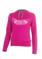 Damska bluza merino WETIA. Czarne bluzy damskie LASTING, s, bez wzorów, z dzianiny, z kapturem. Za 902.05 zł.