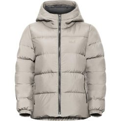 Kurtka puchowa damska Jack Wolfskin Frozen Palace. Białe kurtki damskie Jack Wolfskin, s, bez wzorów, z materiału, bez kaptura. Za 899.99 zł.