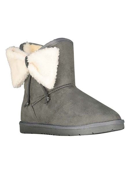 Geographical Norway Botki zimowe "Opap" w kolorze szarym rozmiar: 40. Szare botki damskie Geographical Norway, na zimę, z futra, bez obcasa, bez zapięcia. Za 130.99 zł.
