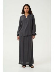 Kaffe Bluzka "Milia" w kolorze czarnym rozmiar: 36. Czarne bluzki damskie Kaffe, s, bez wzorów, z wiskozy, klasyczne, bez kołnierzyka, bez ramiączek. Za 69.58 zł.