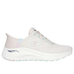 Sneakersy damskie Skechers Arch Fit 2.0-Easy Chic. Białe obuwie sportowe damskie Skechers, bez zapięcia, trekkingowe, Skechers Sport. Za 414.00 zł.