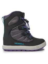 Merrell Śniegowce Snow Bank 4.0 Wtrpf Mk167148 Czarny. Czarne buty zimowe chłopięce Merrell, z materiału, bez zapięcia. Za 399.99 zł.