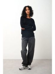 AUTHENTIC CASHMERE Kaszmirowy sweter "Dibona" w kolorze czarnym rozmiar: XXL. Czarne swetry klasyczne damskie AUTHENTIC CASHMERE, xxl, z kaszmiru, bez kołnierzyka. Za 351.38 zł.