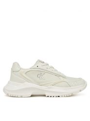 Calvin Klein Jeans Sneakersy V3A9-82030-1695530 Écru. Buty sportowe dziewczęce Calvin Klein Jeans, bez wzorów, z jeansu, bez zapięcia. Za 239.99 zł.