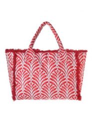 BLE Shopper bag w kolorze czerwonym - 42 x 40 x 20 cm rozmiar: onesize. Czerwone shopper bag BLE, bez wzorów, z materiału, na ramię, bez dodatków. Za 98.95 zł.