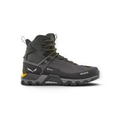Buty trekkingowe damskie Salewa MTN Trainer 3 Tech MD GTX. Czarne obuwie trekkingowe damskie Salewa, z materiału, za kostkę, bez zapięcia. Za 1,481.00 zł.