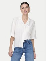 ONLY Koszula Thyra 15267839 Biały Regular Fit. Białe koszule damskie Only, s, bez wzorów, z bawełny, bez kołnierzyka, bez ramiączek. Za 139.99 zł.