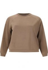 Damska bluza z okrągłym dekoltem Q Sportswear Alaia. Brązowe bluzy damskie ENDURANCE Q, uniwersalny, bez wzorów, z materiału, bez kaptura. Za 357.50 zł.