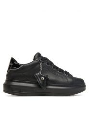 KARL LAGERFELD Sneakersy KL62519E Czarny. Czarne obuwie sportowe damskie KARL LAGERFELD, ze skóry, bez zapięcia. Za 589.99 zł.