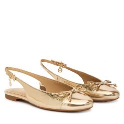 Baleriny MICHAEL Michael Kors. Żółte balerinki damskie MICHAEL Michael Kors, bez wzorów. Za 569.99 zł.