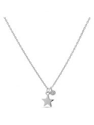 Luxenter Srebrny naszyjnik z zawieszką rozmiar: onesize. Szare naszyjniki damskie Luxenter, z cyrkonią, srebrne. Za 113.99 zł.