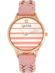 Sophie & Freda Zegarek kwarcowy "Tucson" w kolorze różowozłoto-jasnoróżowym rozmiar: onesize. Różowe, analogowe zegarki damskie Sophie & Freda. Za 152.99 zł.