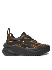 Steve Madden Sneakersy Belissimo Sneaker SM11002623 Czarny. Czarne obuwie sportowe damskie Steve Madden, ze skóry, bez zapięcia. Za 359.99 zł.
