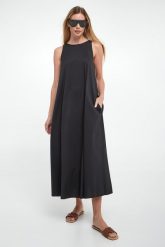 Sukienka maxi Romea MAX MARA BEACHWEAR. Sukienki damskie Max Mara Beachwear, bez wzorów, bez ramiączek. W wyprzedaży za 1,151.20 zł.