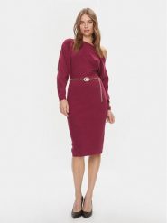 Guess Sukienka codzienna Allison W4RK06 Z2YJ2 Bordowy Regular Fit. Czerwone sukienki damskie Guess, z aplikacjami, z wiskozy, bez ramiączek. Za 389.99 zł.
