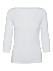 Vero Moda Koszulka "Panda" w kolorze białym rozmiar: XL. Białe bluzki damskie Vero Moda, xl, bez wzorów, z bawełny, bez kołnierzyka, bez ramiączek. Za 70.41 zł.