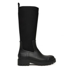 Kalosze Calvin Klein. Czarne kalosze damskie Calvin Klein, bez wzorów. Za 559.99 zł.