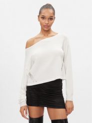 Liu Jo Sport Sweter TA4159 MS49I Écru Cropped Fit. Swetry klasyczne damskie Liu Jo Sport, m, z wiskozy, bez kołnierzyka. Za 269.99 zł.
