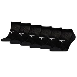 Skarpety Puma Sport Sneaker Amortyzowane, 6 szt. Czarne. Czarne skarpetki damskie Puma, bez wzorów, z elastanu. Za 162.99 zł.