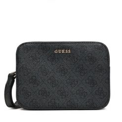 Kosmetyczka Guess. Szare kosmetyczki damskie Guess, z aplikacjami. Za 269.99 zł.