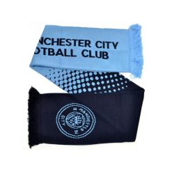 Szalik Manchester City licencjonowany. Niebieskie szaliki damskie MANCHESTER CITY, bez wzorów. Za 109.00 zł.