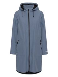 Ilse Jacobsen Płaszcz przeciwdeszczowy w kolorze niebieskim rozmiar: 36. Niebieskie płaszcze damskie Ilse Jacobsen, m, bez wzorów, bez kaptura. Za 376.45 zł.