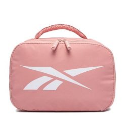 Kosmetyczka Reebok. Czerwone kosmetyczki damskie Reebok, bez wzorów, z materiału. Za 79.99 zł.