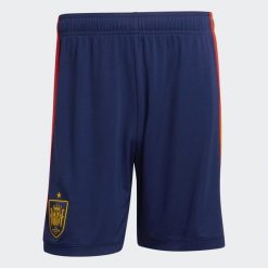 Spodenki piłkarskie replika ADIDAS Hiszpania 26 domowe. Spodenki sportowe damskie Adidas, l, bez wzorów, z materiału, z standardowym stanem, do piłki nożnej, climacool (adidas). Za 169.99 zł.