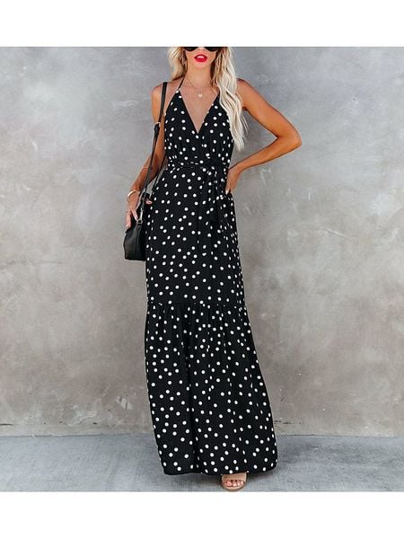 LA Angels Sukienka w kolorze czarno-białym rozmiar: L. Czarne sukienki damskie LA Angels, bez wzorów, z tkaniny, bez ramiączek. Za 127.65 zł.