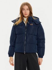 EA7 Emporio Armani Kurtka zimowa 6DTB09 TN8AZ 0562 Granatowy Regular Fit. Niebieskie kurtki damskie EA7 Emporio Armani, na zimę, xl, bez wzorów, z syntetyku, bez kaptura. Za 859.99 zł.