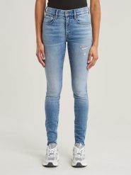G-Star Dżinsy - Skinny fit - w kolorze niebieskim rozmiar: W28/L34. Niebieskie jeansy damskie G-Star. Za 217.99 zł.