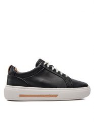 Clarks Sneakersy Hollyhock Walk 26176307 Czarny. Czarne obuwie sportowe damskie Clarks, ze skóry, bez zapięcia. Za 349.99 zł.