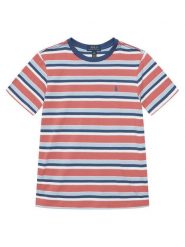 Polo Ralph Lauren T-Shirt 323B18469001 Różowy Regular Fit. Czerwone t-shirty i koszulki chłopięce Polo Ralph Lauren, bez wzorów, z bawełny, bez kołnierzyka, bez ramiączek. Za 269.99 zł.