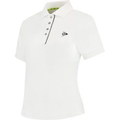 Koszulka sportowa damska Dunlop Club Polo z kołnierzykiem. Białe koszulki sportowe damskie Dunlop, bez wzorów, bez ramiączek, tenisowe. Za 139.99 zł.