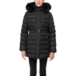 Kurtka GEOX W5626F T3152 W CATRIA Czarny. Czarne kurtki damskie Geox, bez wzorów, z syntetyku, bez kaptura. Za 1,284.14 zł.