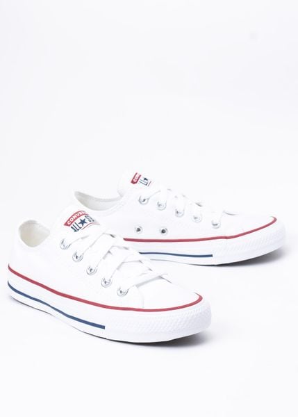 Trampki Converse Chuck Taylor All Star Ox Białe (M7652C). Białe trampki damskie Converse, bez wzorów, z gumy, bez zapięcia. Za 249.99 zł.
