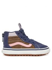Vans Sneakersy MTE SK8-Hi Zip VN000D0M11E1 Granatowy. Niebieskie buty sportowe chłopięce Vans, ze skóry, bez zapięcia. Za 279.99 zł.