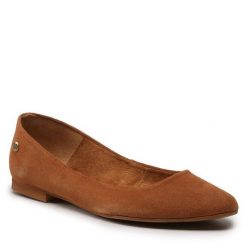 Baleriny Maciejka. Brązowe balerinki damskie Maciejka, bez wzorów. Za 319.99 zł.