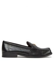Tory Burch Mokasyny Classic 150907 Czarny. Czarne mokasyny damskie Tory Burch, ze skóry, bez obcasa. Za 1,029.00 zł.