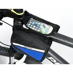 Torba rowerowa sakwa saszetka uchwyt rowerowy na telefon DUNLOP. Czarne nerki i saszetki damskie Dunlop, bez wzorów. Za 55.00 zł.