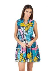 Isla Bonita by SIGRIS Sukienka ze wzorem rozmiar: XL. Sukienki damskie Isla Bonita by SIGRIS, bez wzorów, z bawełny, bez ramiączek. Za 132.67 zł.