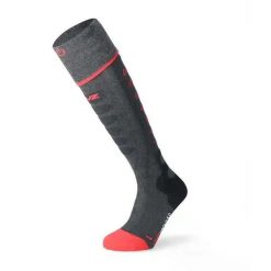 Podgrzewane skarpety Lenz 5.1. Czerwone skarpetki damskie LENZ, z aplikacjami, z dzianiny. Za 379.99 zł.