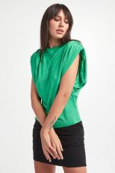 Bluzka damska KARL LAGERFELD. Bluzki damskie KARL LAGERFELD, s, bez wzorów, bez kołnierzyka, bez ramiączek. W wyprzedaży za 353.40 zł.